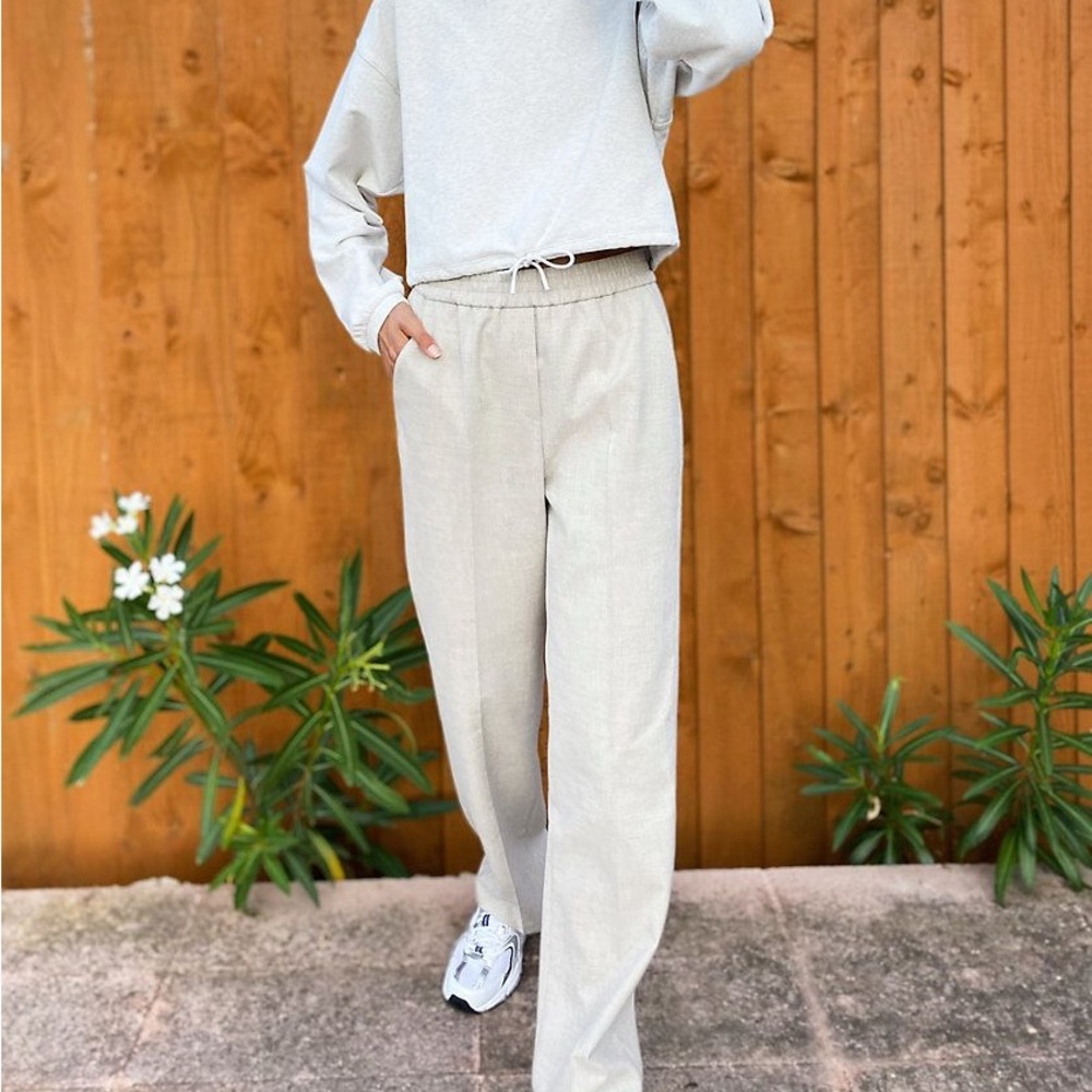 aritzia skyline pant - light heather gray - 00